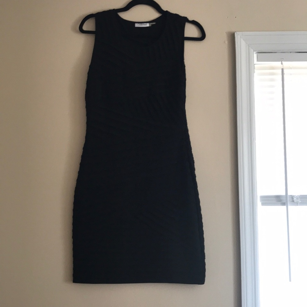 Calvin Klein Black Midi Dress
